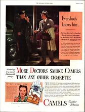 1946 Camel Cigarettes More Doctors Smoke Camels rainy Night Vintage Print Ad f1 picture