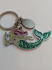 Getagadgit Sparkling Metlallic Mermaid shaped keyring Keychain picture