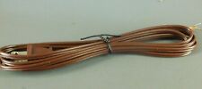NEW 8' Brown 18/2 STP1 Replacement Lamp Cord w/ Plug  UL Listed Polarized #N81 picture