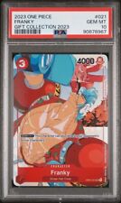 2023 One Piece TCG Gift Collection Franky #021 PSA 10 Gem Mint picture
