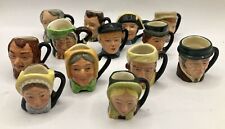 Lot of 13 Royal Doulton Dickens Characters, Toby Jugs, 1.5