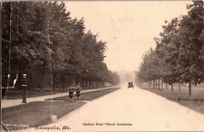View of Upshur Row, Naval Academy, Annapolis MD c1908 Vintage Postcard L42 picture