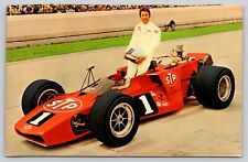 Postcard Mario Andretti STP Oil Treatment Indy 500 Motor Racing Sports picture