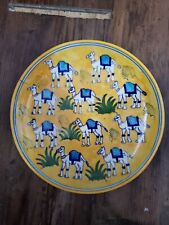 Jaipur India Large Camel Pottery Plate picture
