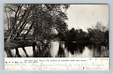 Paw Paw MI-Michigan, Paw Paw River, Private Mailing Card c1906 Vintage Postcard picture