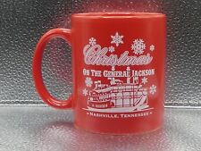 Christmas On The General Jackson Nashville Tennessee Mug Cup Red picture
