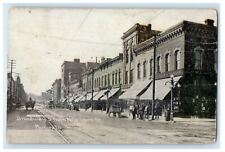 1911 Broadway S from New York St. Aurora Illinois IL Antique Posted Postcard picture