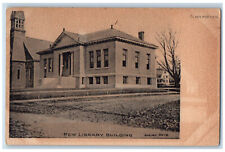 1907 New Library Building Claremont New Hampshire NH Posted Postcard picture
