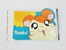 Hamtaro Thank You Cards Notes Vintage Hallmark Party Express Anime Manga NEW picture