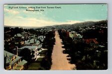 Birmingham AL-Alabama, Highland Avenue Looking East, Antique Vintage Postcard picture