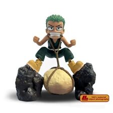 Anime OP Child Roronoa Zoro Take exercise Biting the rope Figure Statue Toy Gift picture