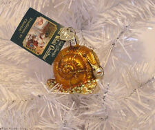 2005 - SNAIL - OLD WORLD CHRISTMAS BLOWN GLASS ORNAMENT - NEW W/TAG picture