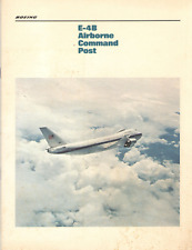 VTG 1983 BOEING 747 E-4B PRESIDENT'S AIRBORNE COMMAND POST BROCHURE ILLUSTRATED picture