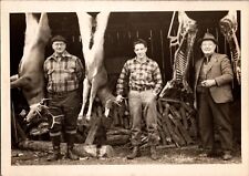 Vtg 1947 Found B&W Photo Men Deer Hunting Retro Outdoors December Pennsylvania picture