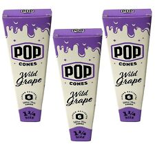 POP Cones Wild Grape - 1-1/4  - Ultra Thin 3 Packs, 6 Cones per Packper Pack picture