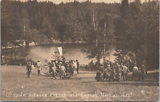 Dispute Between French & English Machias Valley Pageant 1913 Postcard - Unposted picture