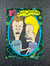1993 MTV's Beavis and Butthead - Clear Acetate Promo Card picture