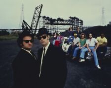 Dan Aykroyd John Belushi The Blues Brothers by police car and cast 24x36 Poster picture