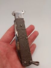 Vintage Soviet knife with soft padding on the handle USSR picture