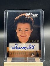 STAR TREK THE NEXT GENERATION Skybox A14 SHANNON FILL as SITO JAXA  AUTOGRAPH picture
