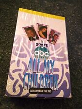 1991 THE SOAPS OF ABC ALL MY CHILDREN Factory Sealed Box Trading Cards 36 PACKS picture