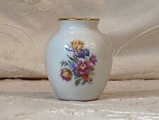 Vintage Ilmeneau Graf von Henneberg German Porcelain Miniature Floral Vase picture