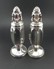Salt & Pepper Shakers Godinger Baroque Silver Plated Beautiful 5