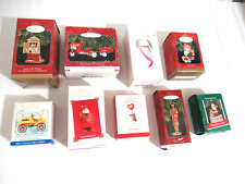 9 HALLMARK Keepsake Ornaments Hot Rod Chinese Barbie 1955 Murray Tractor Angel.. picture