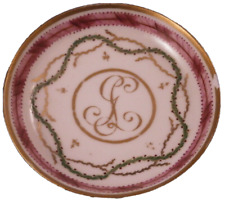 Antique 18thC Cozzi Porcelain Monogram Saucer Porzellan Untertasse Italian Italy picture