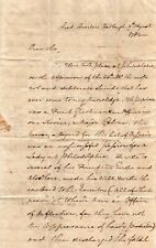 1782 Letter from George Washington's Aide-De-Camp - Gruesome Details of Suicide picture