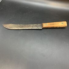 Vintage OLD HICKORY 8” Butcher Knife SHAPLEIGH’S  HAMMER FORGE 1843-1934 USA picture