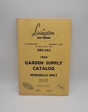 Vintage 1964 The Livingston Seed Company Wholesale Garden Supply Catalog Booklet picture
