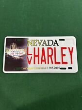 Nevada Las Vegas Centennial HARLEY Souvenir Booster License Plate. picture