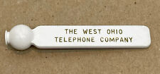 Vtg The West Ohio Telephone Company Advertising Plastic Rotary Telephone Dialer picture