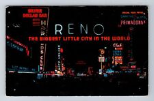 Reno NV-Nevada, The Reno Arch, Antique, Vintage c1978 Postcard picture