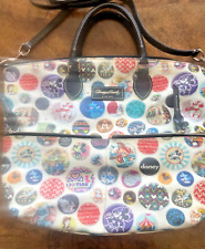 Disney Dooney & Bourke Buttons Large Pocket Satchel Handbag Purse—Retired Item picture