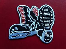 SKINHEAD BOOTS DOC MARTIN SKA ANTI-RACIST REGGAE RUDEBOY MUSIC EMBROIDERED PATCH picture
