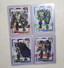 Rise of TMNT MECH TURTLES 4 CARD SET LEO DON MIKE RAPH picture