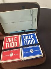 VERY RARE vintage 1950 Set OF 2 With Case Novelty Multicolor Unused VALE TUDO picture