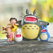 Shouting Totoro 5PCS My Neighbor Totoro Miyazaki Hayao Anime Figurine Gift Decor picture