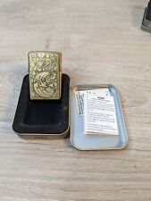 ZIPPO Galaxy Solid Brass Lighter Moon Stars Planets Universe Space  C 2000 XVI picture