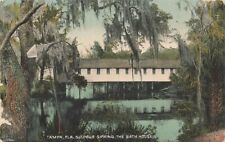 c1910 The Bath House Sulphur Springs Tampa Bay FL P411 picture