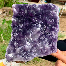 4.6LB Rare transparent purple cubic fluorite mineral crystal sample/China picture