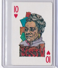 1980 POLITICARDS PLAYING CARDS 10H CORETTA SCOTT KING picture