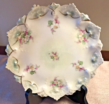 M. Z. Austria Porcelain Plate Antique Floral Design 6