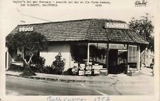 Taylor's Del Mar Pharmacy San Clemente California CA 1953 Real Photo RPPC picture