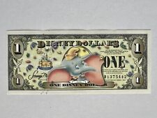 Disney $1 Dollar, Dumbo, 2005, DIS95, With Bar Code, UNC picture