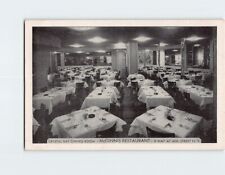 Postcard Crystal Bay Dining Room McGinnis Restaurant New York City New York USA picture