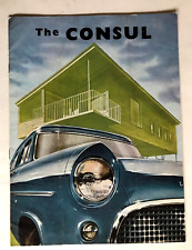 1957 CONSUL:  1957 THE FORD CONSUL CAR AUTO BROCHURE -- 12 PAGES picture