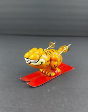 Vintage Garfield the Cat Holiday Skier 1981 Christmas Ornament Skiing Enesco picture